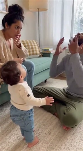 Toddler Mediates Parents' Fake Argument — Funniest Reaction of 2025! #shorts #baby