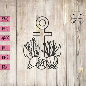 Anchor Svg, Anchor Png, Under the Sea Clipart, Nautical Svg, Nautical Clip Art, Nautical Png, Sailor Svg, Nautical Print, Ocean Svg, Cricut - Etsy Canada