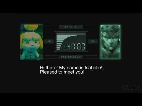 Isabelle meets Solid Snake - Codec Call | Stanpai