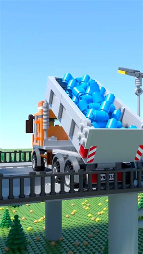 LEGO Train Lava Ride Fail #shorts