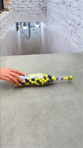 Red VS Blue Breaking glass bottle !Crunchy & Soft Things#shorts#asmrCrushing #satisfying