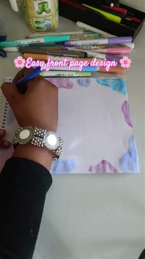 Easy Front Page Design for School Project,Journal,Assignment #frontpagedesigns #pageborder