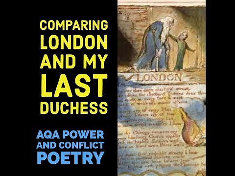 Comparing Power in London and My Last Duchess FULL MARK RESPONSE