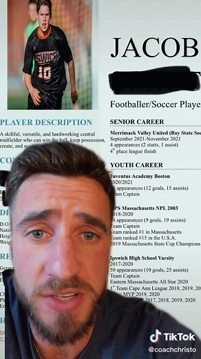 Tips for Creating a Professional Football CV