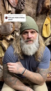 Reply to @marisssa.c Fanny Pack or Butt Pack. #survival #bushcraft #primitive_technology #leathercraft #highfashion #mountainmanstyle #primal #DIY | Donny Dust