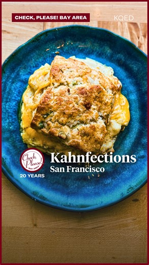 Tonight on a brand-new Check, Please! Bay Area 🥐 At Kahnfections in San Francisco’s Mission District, the air is filled with the scent of buttery pastries, from chocolate croissants to indulgent bacon-cheddar-scallion biscuit sandwiches. Catch them at 7:30 p.m. on KQED 9, here for the YouTube premiere link: https://www.youtube.com/watch?v=DL-Q-bkV-zU | KQED Food