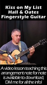 Kiss on My List #fingerstyleguitar #hallandoates