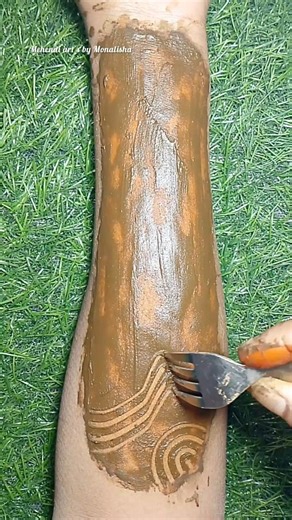 Fork ka mehndi design #shorts #mehndi #ytshorts #shortvideo #simplemehndi #shortsfeed