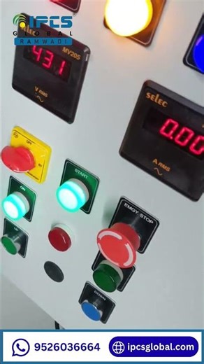 ⚡ Industrial Automation Live Demo | PLC Programming | Control Panel Practical