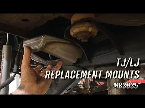 TJ/LJ Heavy Duty Replacement Body Mounts MB3035