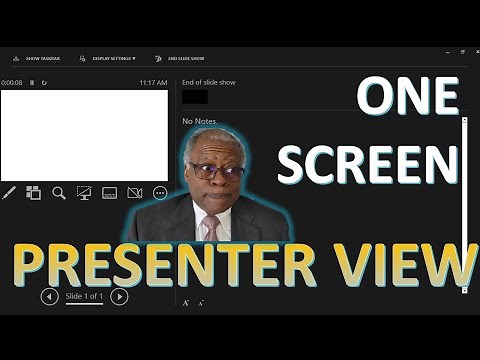 How To Use Presenter View With One Screen In PowerPoint