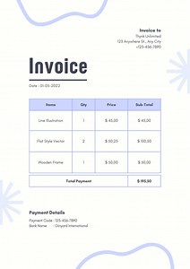 Photography Invoice Template | Editable Canva Business Form | Printable & Digital Download | Professional Invoice for Creatives and Artists - Etsy