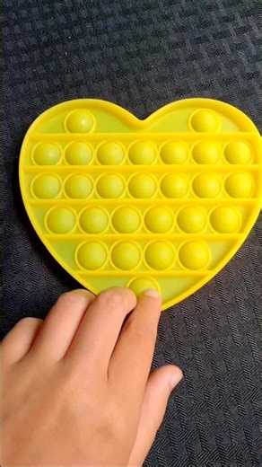 Yellow Heart Pop-It ASMR #popit #popitfenomena #satisfying