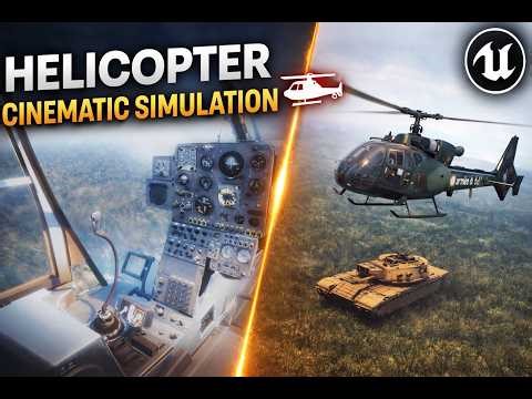 👉 Inside a Military Helicopter 🚁 Unreal Engine