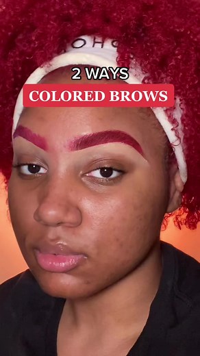 How to Color Your Brows: Colored Eyebrow Tutorial