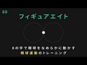 【目筋トレ】視線切替えの柔軟性を鍛える！目と脳の連携をスムーズにする「フィギュアエイト」トレーニング｜1分実践動画