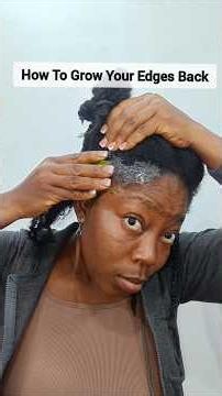 How to Grow your Edges back with Aloe Vare and Ayurvedic Oil