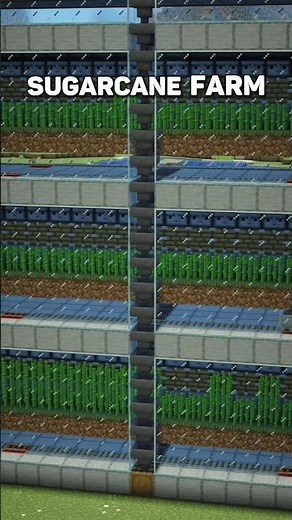 Minecraft Tutorial | AFK Sugarcane Farm 🎋 #minecraft #minecraftshorts #tutorial #minecraftbuilding
