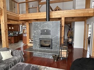 American Masonry Heater's, See through A-train Masonry Heater Core Animation Build.