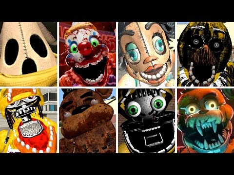 All FNAF Jumpscares in 20 Minutes (2014-2025) FNAF 1, 2, 3, 4, SL, 6, UCN, VR HW, CoD, AR, SB