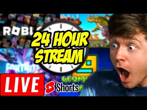 LIVE - 24 HOUR STREAM! (100k Subscribers Live) #shorts