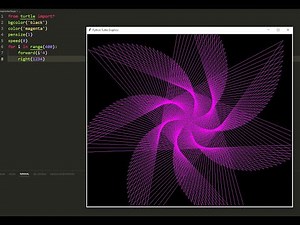 Jugando con la libreria turtle de Python | efectos 3D con python