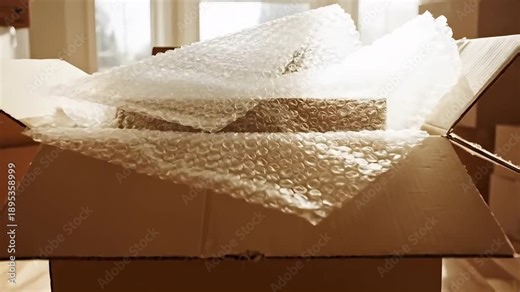 Numerous cardboard moving boxes are stacked in a bright, empty room with hardwood floors, ready for relocation.