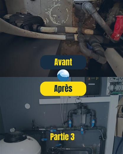𝐀𝐬𝐬𝐢𝐬𝐭𝐚𝐧𝐜𝐞 𝐏𝐢𝐬𝐜𝐢𝐧𝐞 | 💧 [Partie 3] Un local technique repensé de A à Z Dernière étape de notre chantier à Arcins ✨ Après la reprise complète du bassin et la... | Instagram