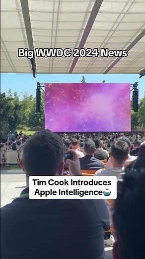 Tim Cook Introduces AI (Apple Intelligence) at WWDC 2024