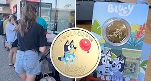 Rare $1 coin surges in value as Bluey 'dollarbuck' crashes Australia Post website: 'Selling for $250'