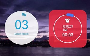 16个动态动画计时器AE模板