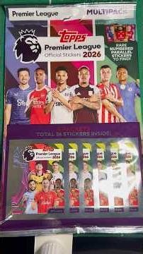 TOPPS PREMIER LEAGUE MULTIPACK STICKERS #toppsuk #premierleague #football #soccer #fifa #ytshorts