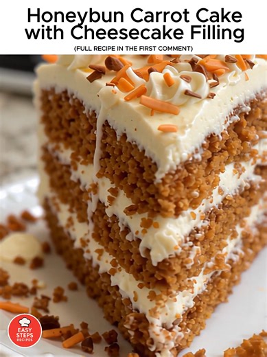 5.6K views · 35 reactions | Honeybun Carrot Cake with Cheesecake...