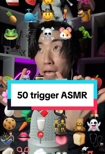 @kevin___S7 🦈に返信 50 trigger ASMR let's goー！！ #asmr #asmrvideo #asmrsounds #emoji #fyp #asmrtriggers