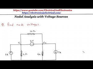 Nodal Analysis with Voltage Sources