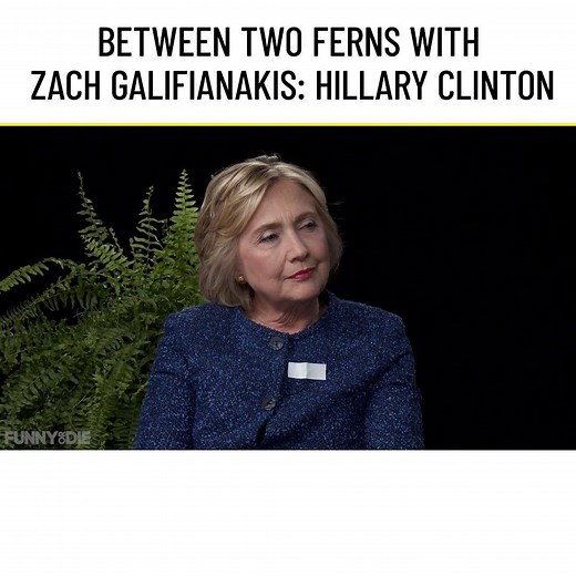 2M views · 35K reactions | Hillary Clinton sits down with Zach Galifianakis for her most memorable interview yet. | Funny Or Die | Facebook