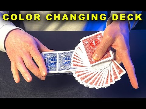 GREATEST Color Changing Card Magic - Performing "Tool" By The Incredible David Stone