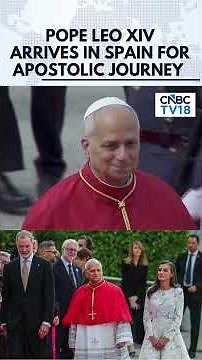 Pope Leo XIV Begins Apostolic Visit To Spain | King Felipe & Queen Letizia Welcome Pope | N18G
