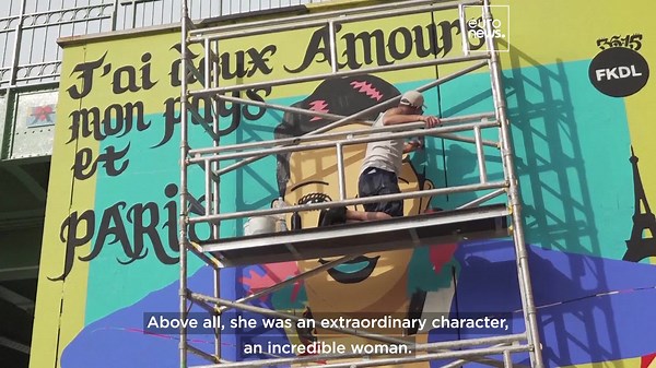 Paris pays homage to entertainer and civil rights activist Josephine Baker with vibrant new mural