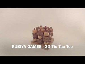 How To Play with the 3D Tic Tac Toe - BY KUBIYA GAMES