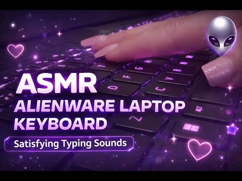 This Alienware Keyboard Sounds INSANELY Good 😮‍💨 | ASMR Typing