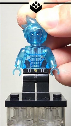 LEGO Iceman | X-Men | Unofficial Lego Minifigure #shorts #lego #xmen #marvel #viral