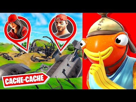 CACHE CACHE dans le NOUVEAU ZEPPELIN ÉCRASÉ sur la MAP de FORTNITE !