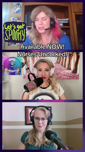 4.9K views · 23 reactions | Just in time for Halloween, spooky nurse stories with Hospicenursepenny #nurse #halloween #podcast Check out our podcast: https://open.spotify.com/episode/1oQiGYjjhxIwE9jQS6RsRO?si=PKrOzKvzQr2bfFrx2C4eag Nurses Uncorked Nurse Jessica Sites | Nurse Erica | Facebook