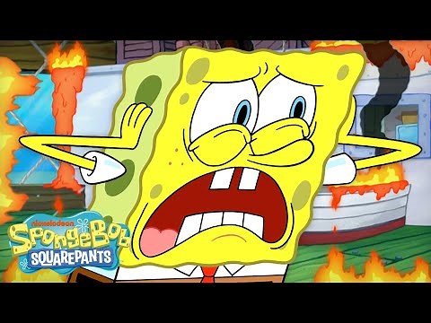 Every Time The Krusty Krab was Destroyed! | 20 Minute Compilation | SpongeBob