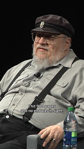 “Now I’m saying seven books and that’s my story and I’m sticking to it.” At an In Conversation With… event in 2012, George R. R. Martin discussed how he realized he might be writing just a little more than one book 🤏 Watch the full In Conversation With… on YouTube: youtube.com/watch?v=nmDBgsMetno | TIFF