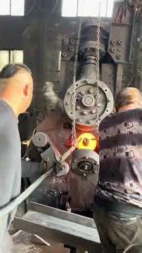 Inside the forging factory Air Hammer Power Meets Human Skill #metal #forging #industrial #factory