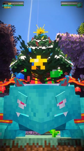 Santa hit Cobblemon Islands first 🎅 #cobblemonislands #cobblemon #minecraft