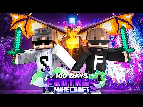 We Survived 100 Days in a Fantasy World (World of Wizards)......