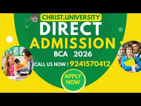 direct admission in Christ University under management quota 2026 BCA